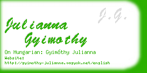 julianna gyimothy business card